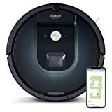 Robot aspirador Wi-Fi iRobot Roomba 981 - 2 cepillos goma multisuperficie - Mascotas -Recarga y reanuda -Sugerencias personalizadas -Compatible asistente voz y Coordinación Imprint -Más potencia, Azul